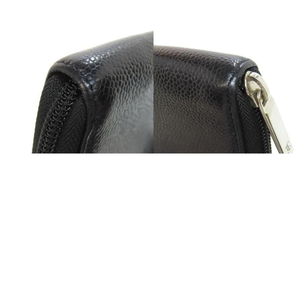 CHANEL Authentic Black Logo Wallet - Picture 10 of 11